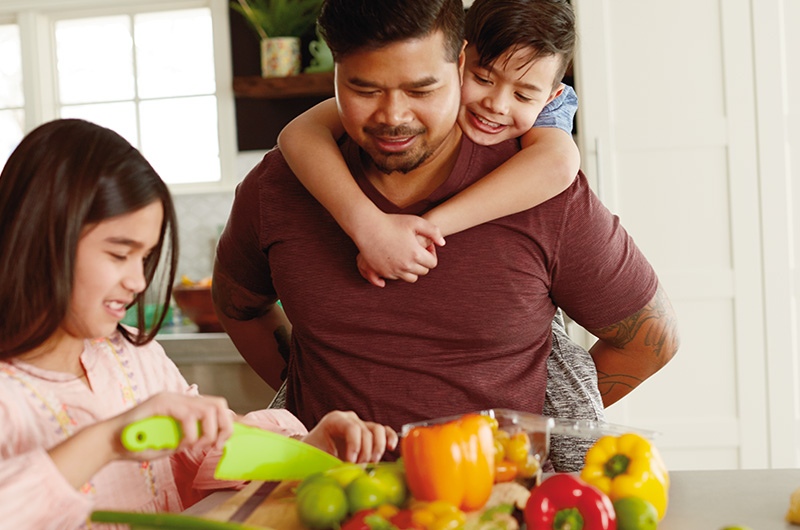 Time for relationships cooking together