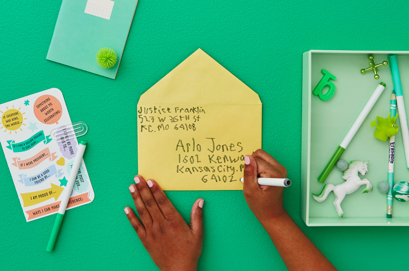 Teaching kids letter writing 6