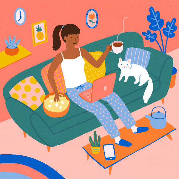 Virtual Movie Night Media Card