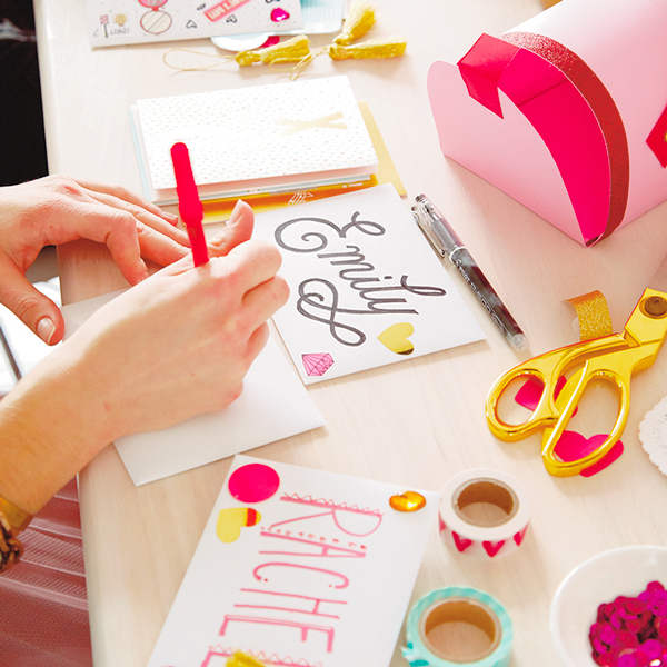 Crafternoon for galentines day