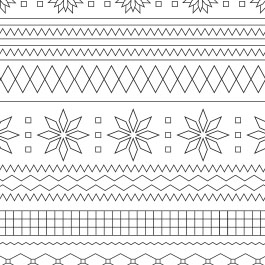 Thumbnails Christmas Pattern