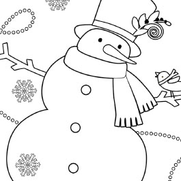 Thumbnails Swirling Snowman