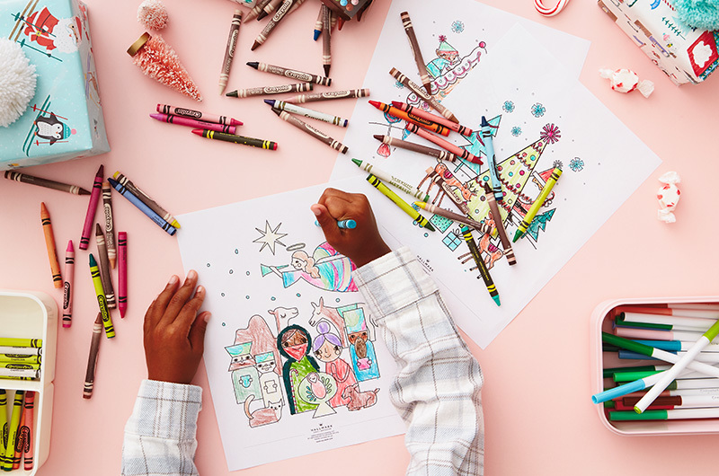 Christmas coloring pages 2