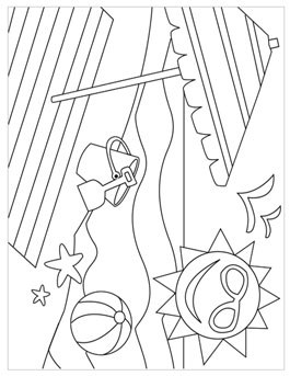Summer Coloring Pages Kid2 Printables 265