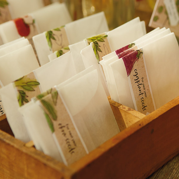 Fall Garden Party Favor Ideas Free Printables bags 600