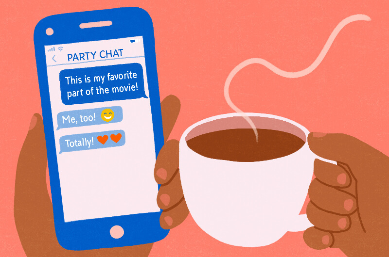 Virtual watch party 2