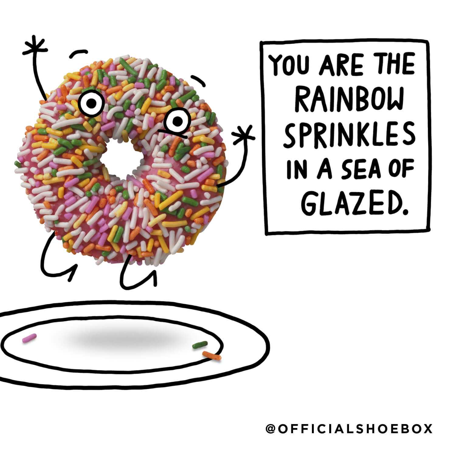Harding donut sprinkles