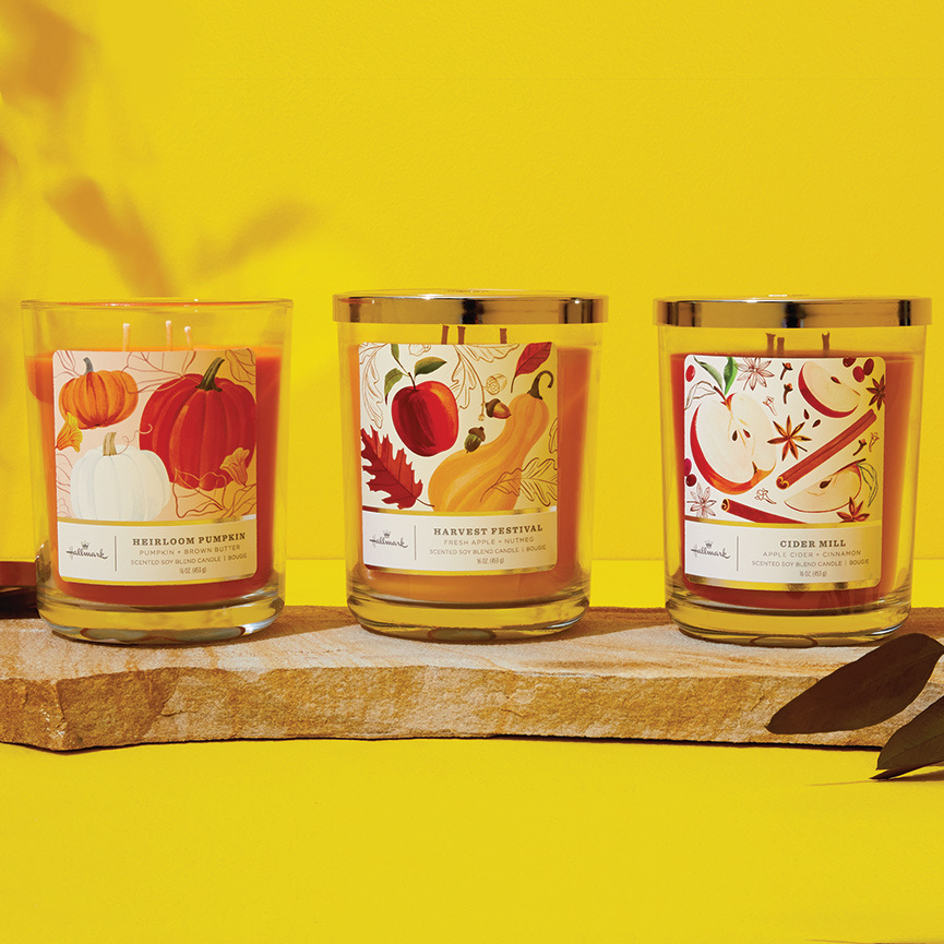 3 wick candle group Fall 2022