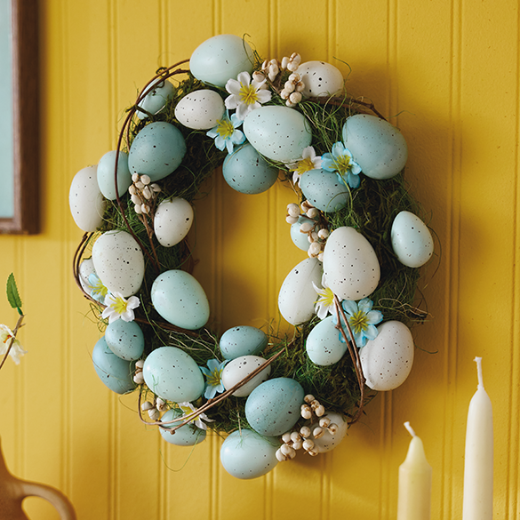 Easter Egg Wreath