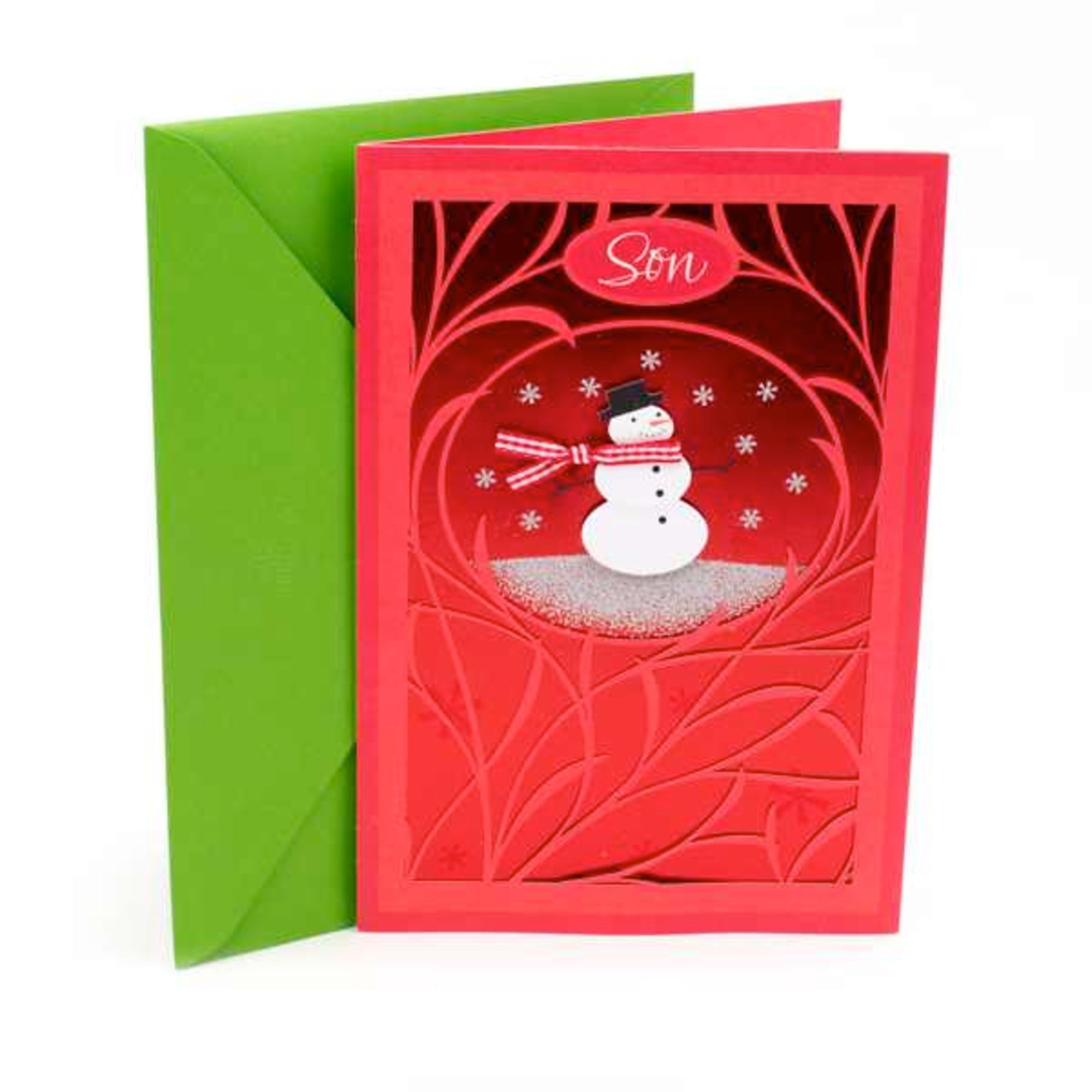 Son Snowman with Red Background 720473870824